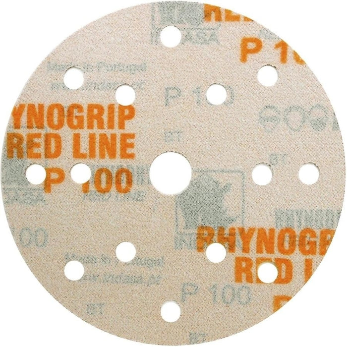 DISCO LIJA VELCRO 15A P180 150mm RED LINE