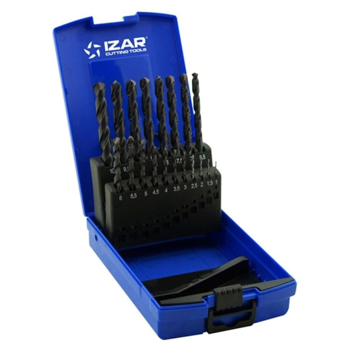 Juego Brocas HSS Metal1466 IZAR 19 uds.
