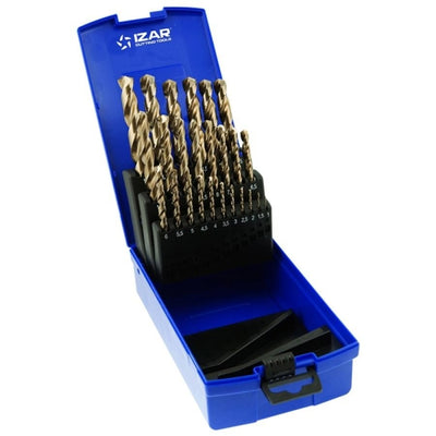 Juego Brocas HSSE 1456 Metal IZAR 25 uds.