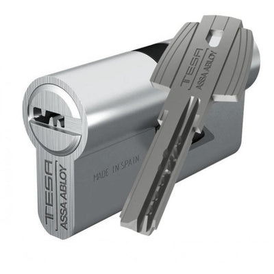 CILINDRO SEGURIDAD 30x30 NIQUEL MATE TESA