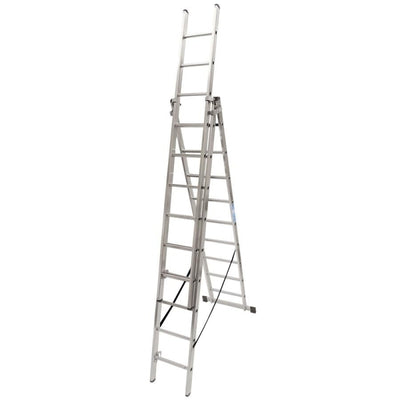 Escalera Triple 9x3 Peldaños 6,36 metros 23231009 KTL