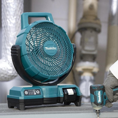 Ventilador 14,4/18V LXT AC/DC con Cabezal Autobasculante DCF203Z MAKITA