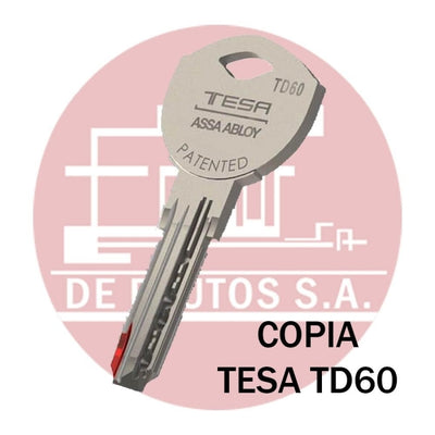 Copia de llave de Seguridad TESA TD60