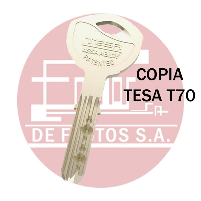 Copia de llave de Seguridad TESA