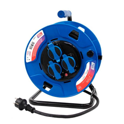 Enrrollacable de 25m con 3 Tomas IP55 789601 TAYG