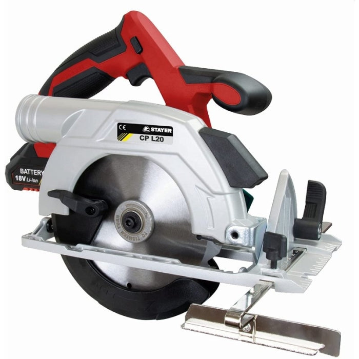 Sierra Circular + 2 Baterías 2,0h + Cargador + Bolsa 18V CP L2022 STAYER