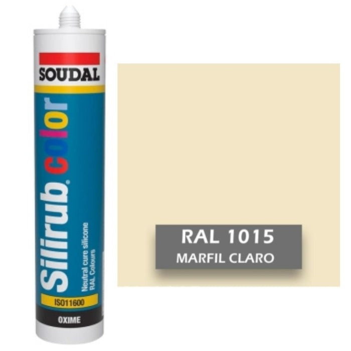 Silicona de Color Marfil Claro RAL 1015 Neutra SOUDAL