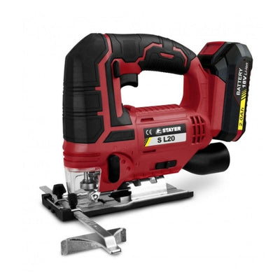 Sierra Caladora 18V + 2 Baterías 4,0Ah + Cargador + Bolsa S L2024 STAYER