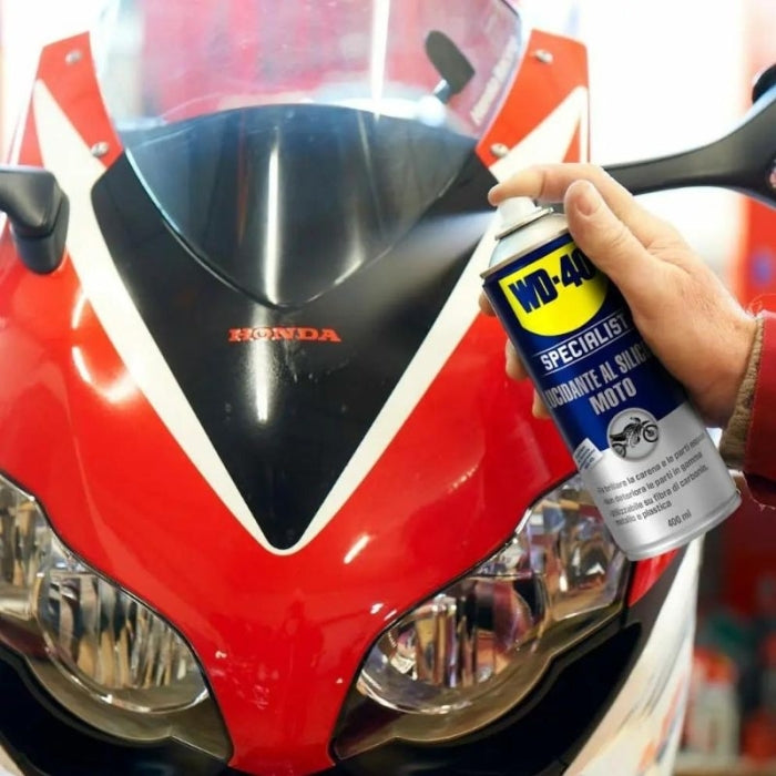 ABRILLANTADOR DE SILICONA SPRAY 400ML WD40 MOTORBIKE