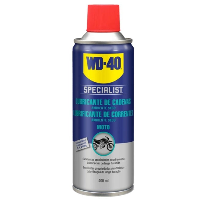LUBRICANTE DE CADENAS SPRAY 400ML WD40 MOTORBIKE