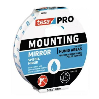CINTA DOBLE CARA MOUNTING PRO ESPEJOS 5MX19MM BLANCO 66952 TESA TAPE