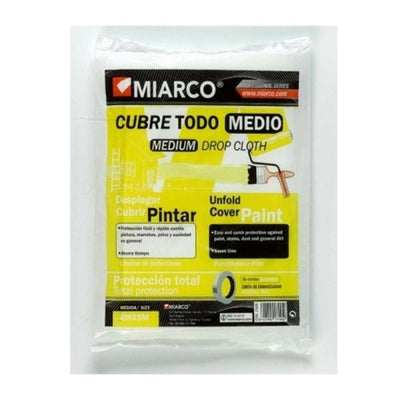 Plástico de Protección para Pintura Cubre Todo Medio 4x5m MIARCO