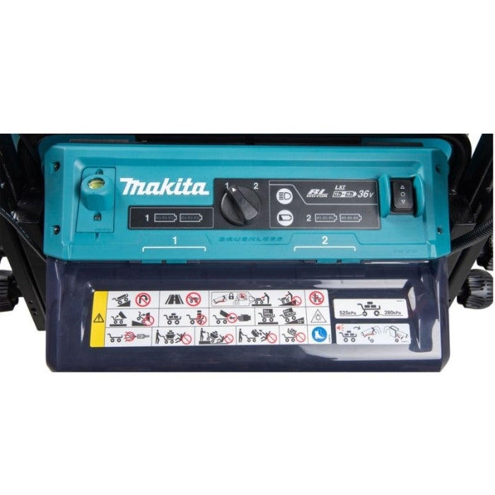 Carretilla 18Vx2 LXT 180Kgs con cuba eléctrica Makita DCU602Z