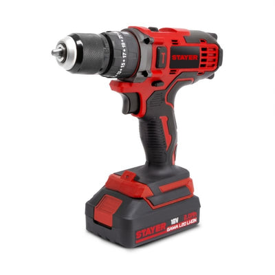 Taladro Atornillador Percutor + 2 Baterías 2.0Ah PBL18 2022PK PK STAYER