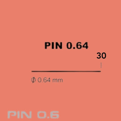Clavo Pin sin Cabeza 0.6x30 (10.000)