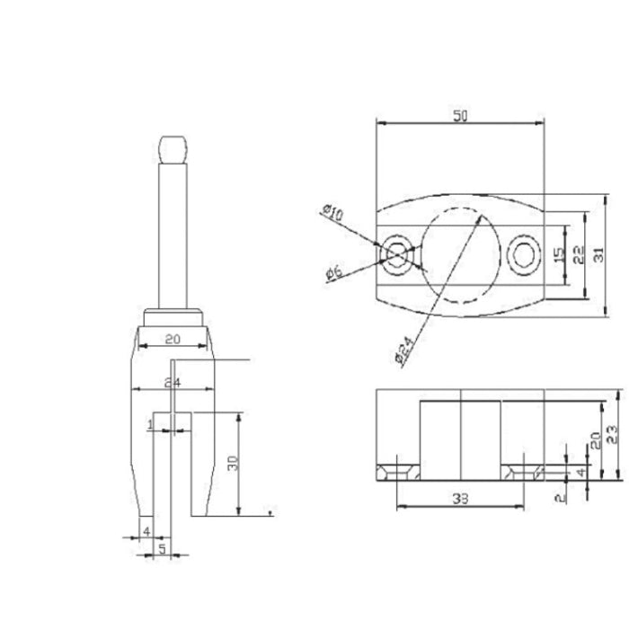 Juego Pinzas Vidrio 8-10 mm.120Kg Mod. S20 BrassOcho