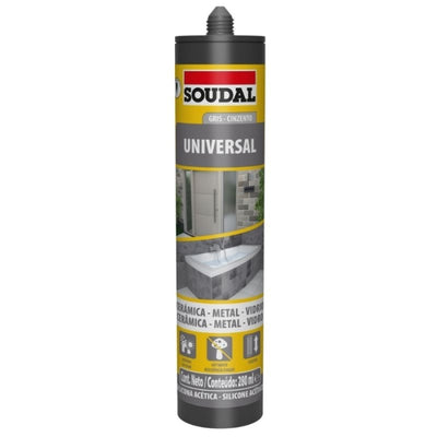 Silicona Ácida Universal Blanco 300ml Soudal
