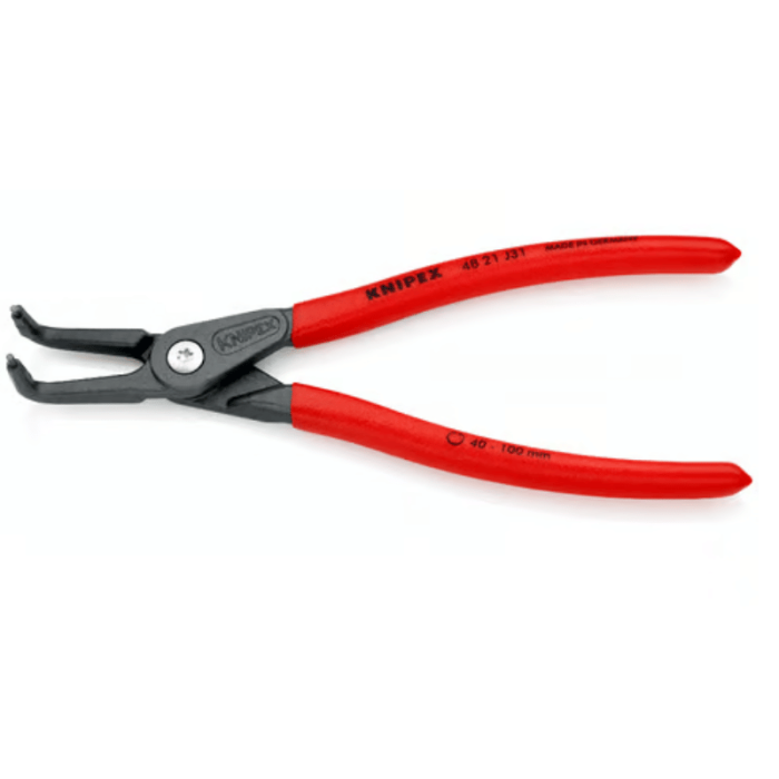 Alicate Interior Curvo Arandela 48 21 J31 40-100MM KNIPEX