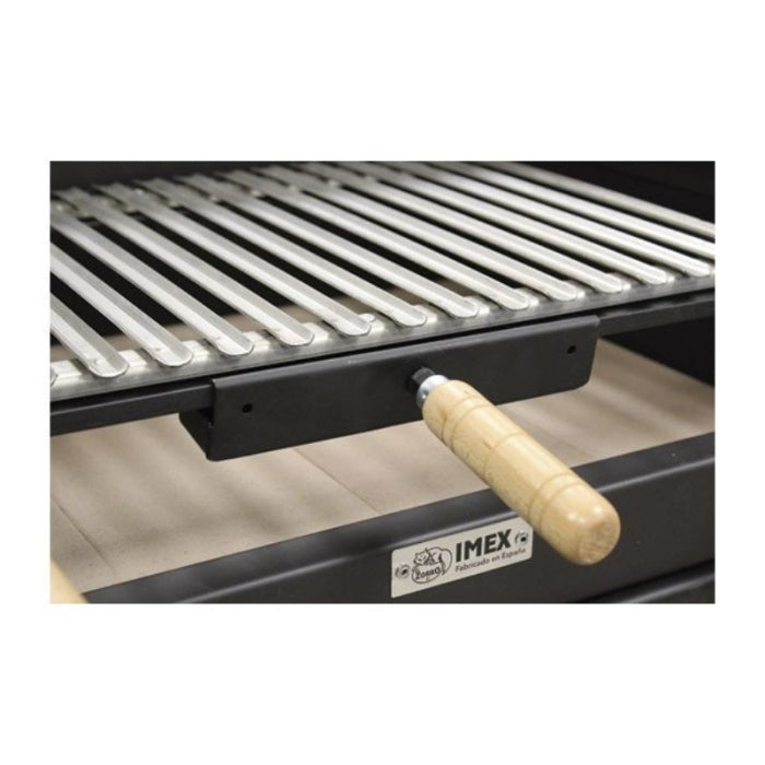 Barbacoa Carbon-Leña Rectangular Con Refrectario H101 X 125 X 58 CM IMEX EL ZORRO
