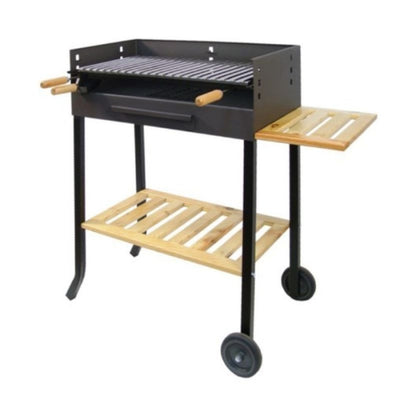 Barbacoa Carbon Imex El Zorro Parrilla Inox Con Ruedas Hierro 88 X 68 X 40CM