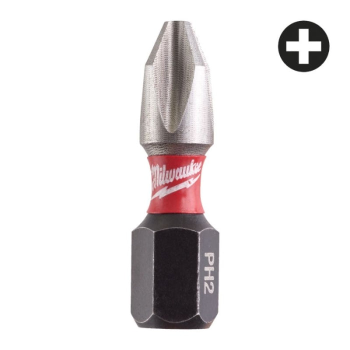 Cajita Puntas SHOCKWAVE PH2 X25MM (25UDS) 4932430853 MILWAUKEE
