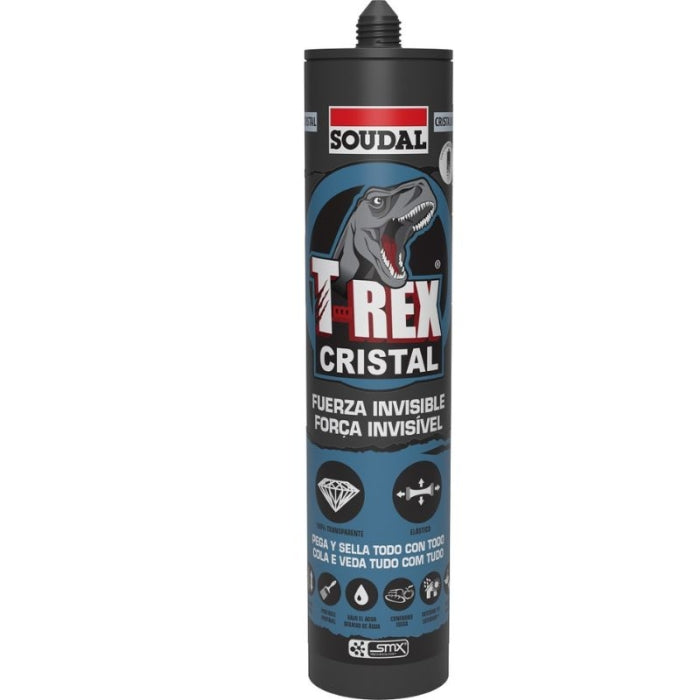 Adhesivo Sellador T-REX Cristal 290ML SOUDAL