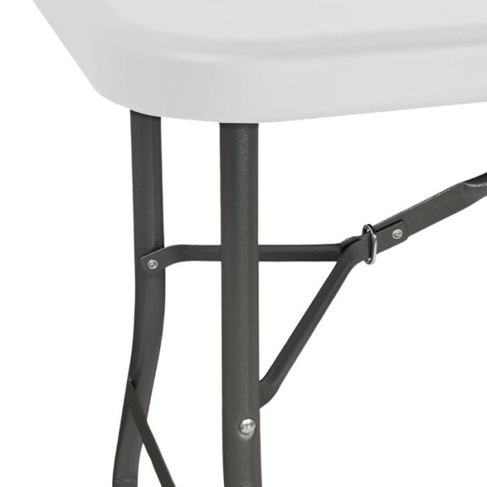 Mesa plegable de resina 180 x 70 x 73 cm – Ideal para jardín, eventos y camping
