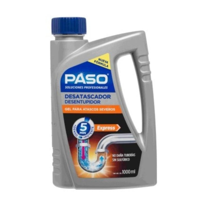 Desatascador Tuberias QUIM PROF GEL PASO 1 LT