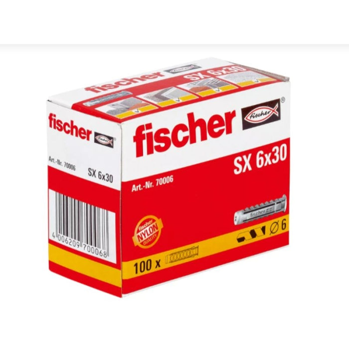 Taco de Expansión SX6x30 (100 UDS) 70006 FISCHER
