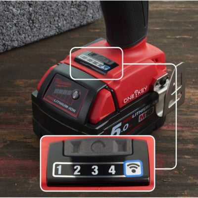 Llave De Impacto De Alto Par M18 FUEL ONE-KEY 1/2 Con Anillo M18ONEFHIWF12-0X 4933459726 MILWAUKEE