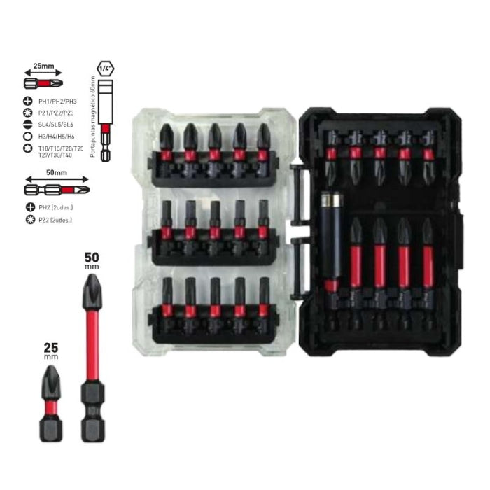 Juego Puntas De Impacto 25PZ FERROTECH N05- 28411