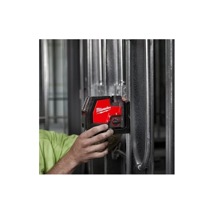 Niver Láser De 2 Lineas Y Plomada REDLITHIUM USB L4CLLP-301C 4933478099 MILWAUKEE