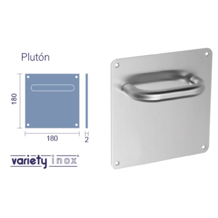 Juego Manilla 180X180x2 PLUTON18 304 25233 VARIETY INOX