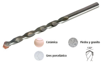 Broca Porcelanato 6x100mm 20428 FERROTECH
