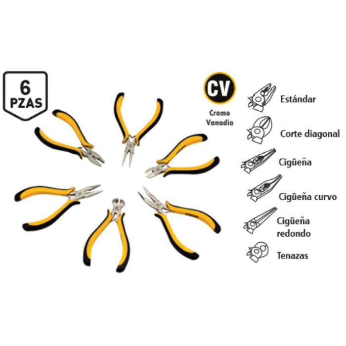 Juego 6 Minialicates120MM 23976 FERROTECH