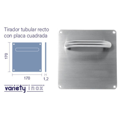 Manillon De Placa 170X170 INOX 304 VARIETY 26885 N05