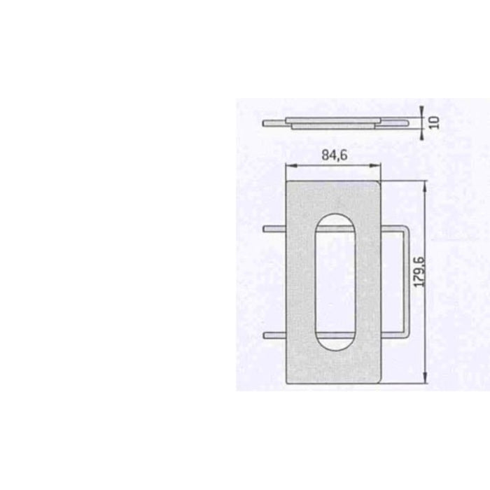 Plantilla Para Bisagra Invisible 521/522 ANSELMI 96348 N05
