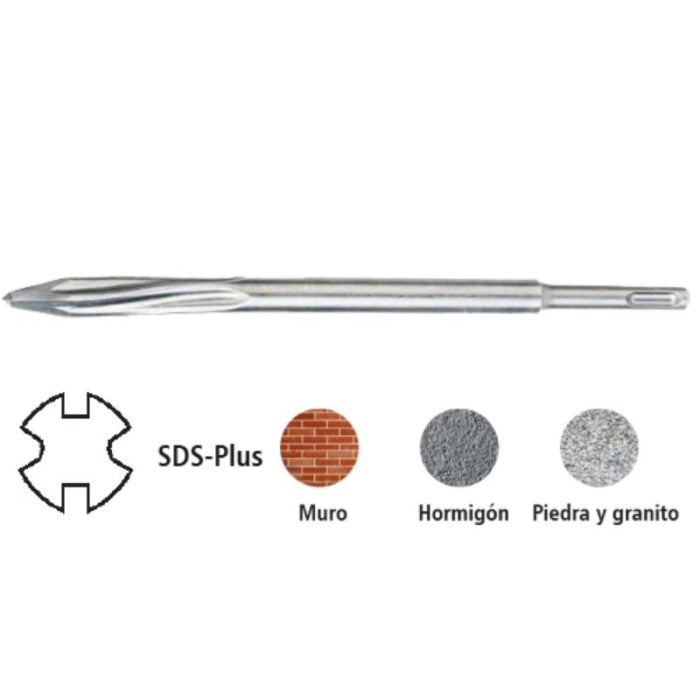 Puntero Autoafilable SDS-PLUS 14x250mm 28196 FERROTECH N05