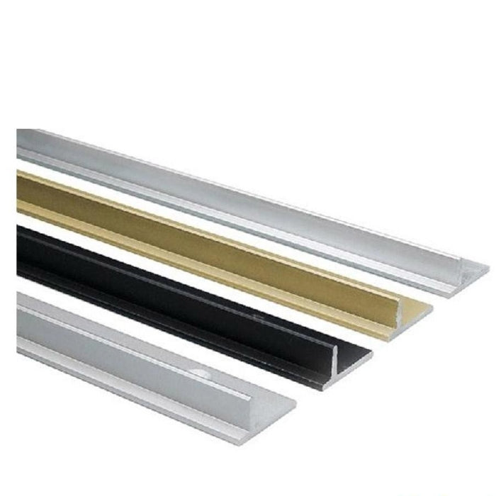 Perfil Aluminio 3m SF25 NEGRO 2531 SAHECO