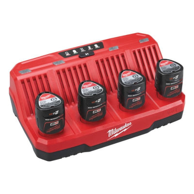 Cargador Multipuerto M12 M12C4 4932430554 MILWAUKEE