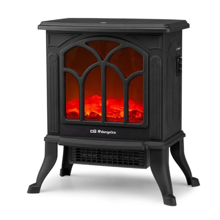 Chimenea Electrica Negra, 1500 W CM 9020 ORBEGOZO CM 9020