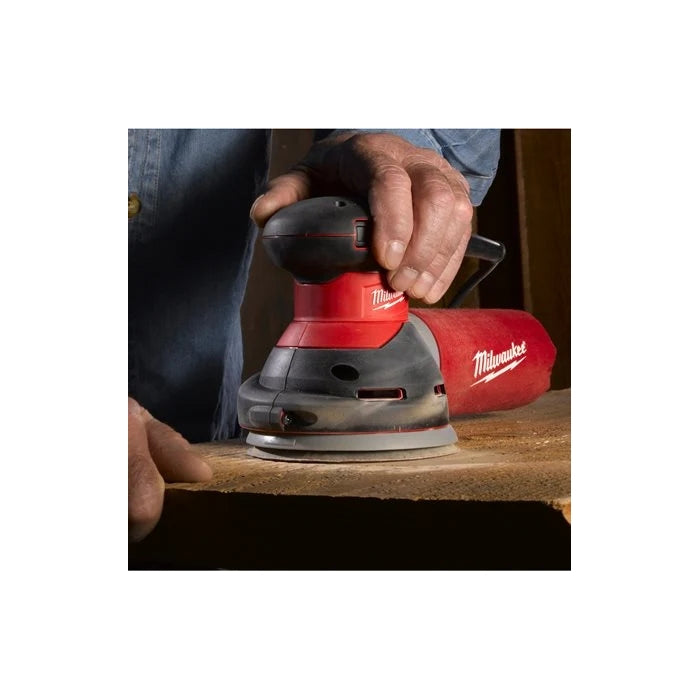 Lijadora Rotorbital DE 300W 125MM ROS125E 4933433180 MILWAUKEE