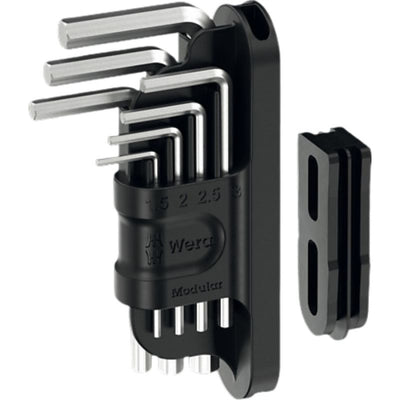 Juego Llaves Acodadas HEX-PLUS 1 TOOLCHECK MODULAR (7 PIEZAS) 05049003001 WERA