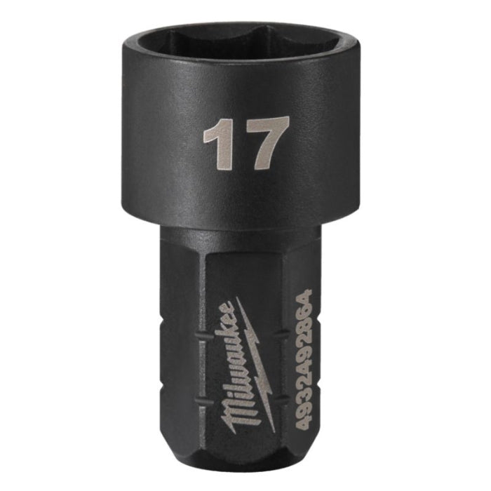 Vaso De 17MM Para Llave De Carraca Pasante M12FPTR FPTR-S17 4932492864 MILWAUKEE