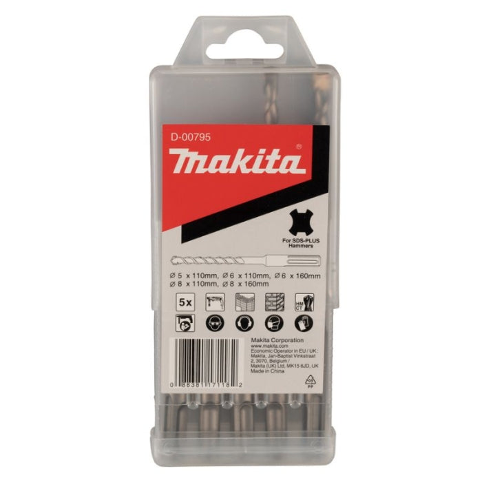 Estuche de brocas SDS-PLUS StandMak 5 pcs D-00795