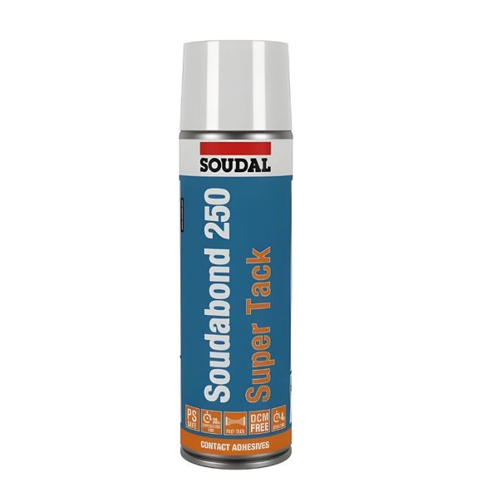 Cola de Contacto Spray SOUDABOND 250 POWER 500ml SOUDAL