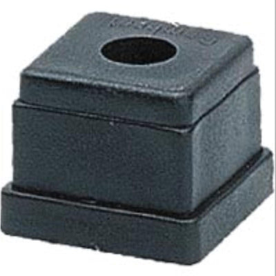 CONTERA CUADRADA C/ROSCA 30X30 NEGRA