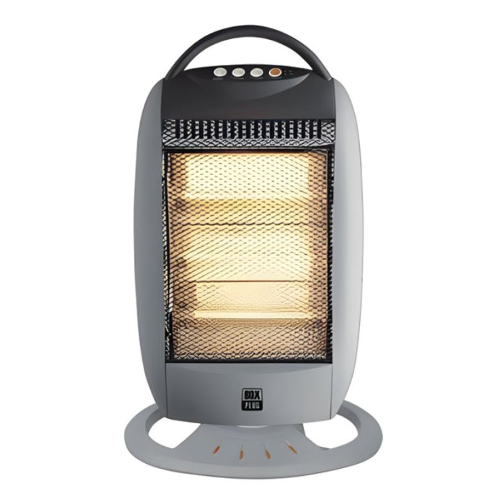 Estufa Eléctrica De Suelo Halogena, 1200W Oscilante VH101773 BOX PLUS