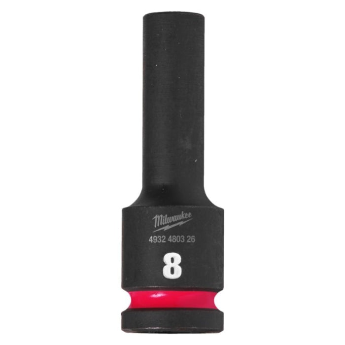Vaso De Impacto 1/2 Largo 8MM 4932480326 MILWAUKEE
