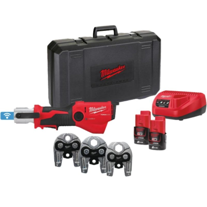 Prensadora Hidráulica Subcompacta M12 ONE-KEY FORCE LOGIC M12ONEHPT-202C GEBERIT MAPRESS SET 4933481038 MILWAUKEE
